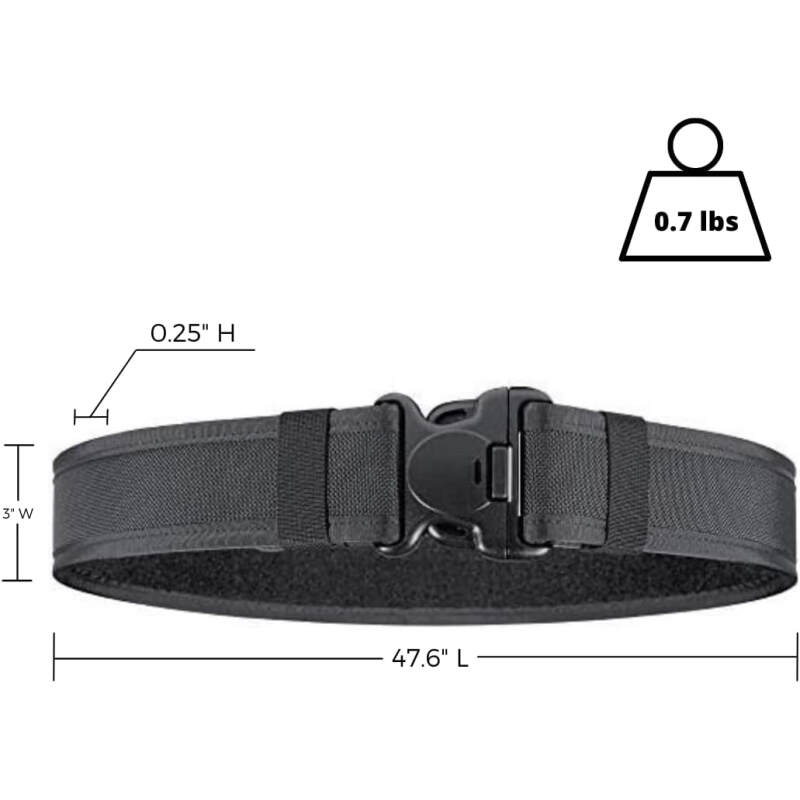 Bianchi Accumold 7200 Black Nylon Duty Belt - Image 2