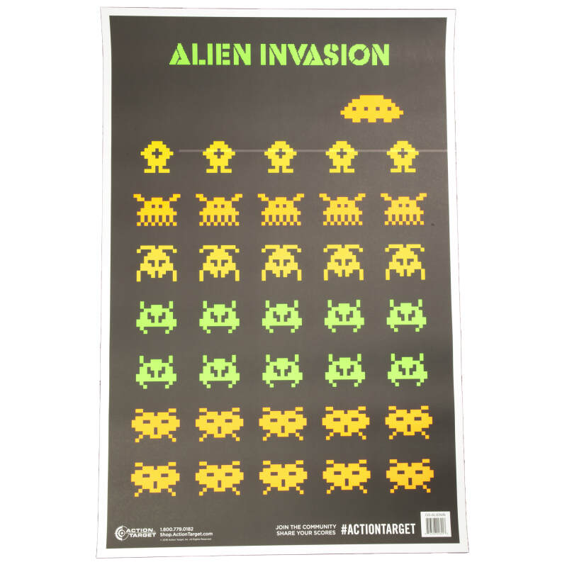 Action Tgt Alien Invasion 100pk