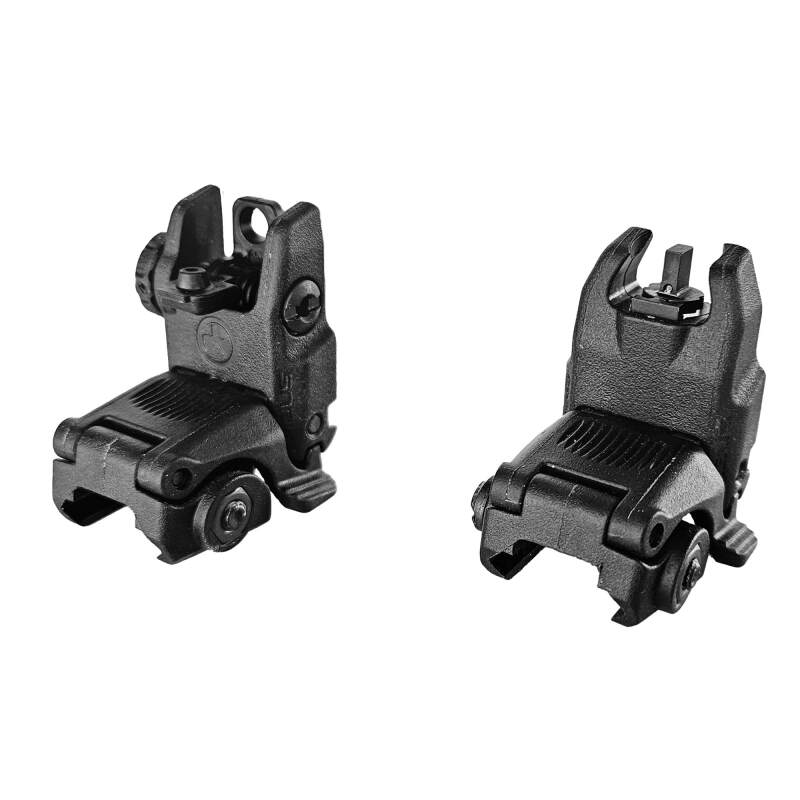 Hiviz Folding Ar Back Up Sight F-r