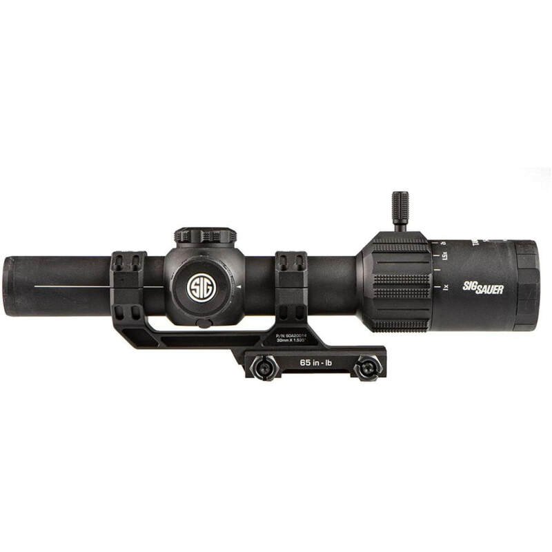 SIG SAUER Tango-MSR LPVO 1-6X24mm Waterproof Fog-Proof Rugged Tactical Hunting Rifle Scope | Second Focal Plane/F2 | Illuminated MSR BDC-6 Reticle